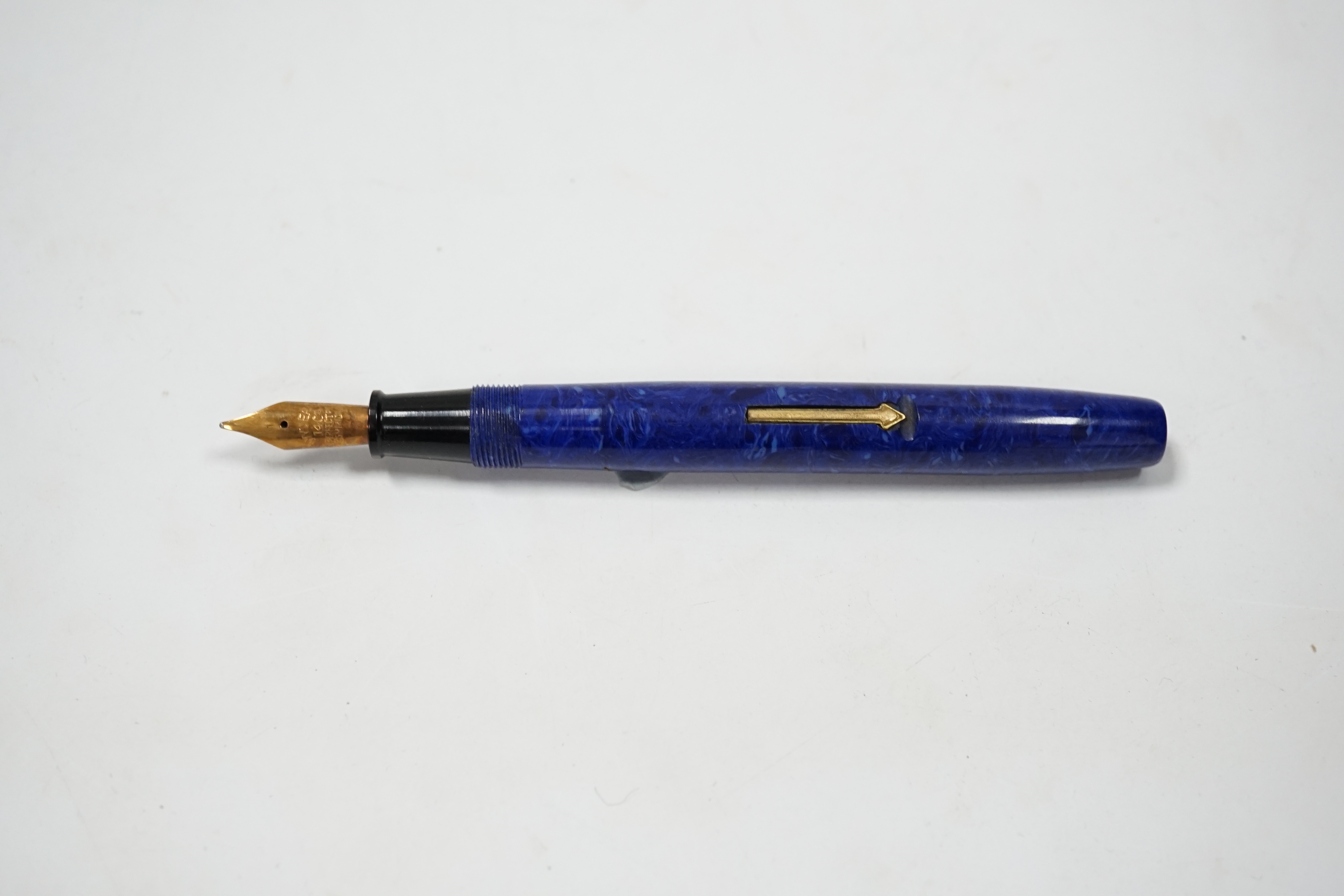 A Wyvern Perfect, No. 81, a Mentmore Autoflow fountain pen and a Mabie Todd Swan fountain pen. Condition - fair to good